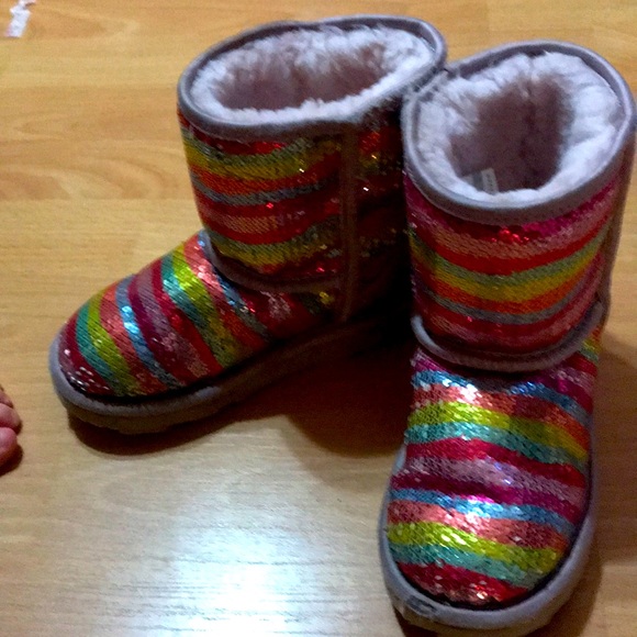 UGG Other - Trade sdrummage!Rainbow UGG boots kids JS jacket!